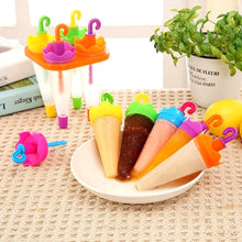 Umbrella-Shaped Popsicle Moulds – 4-Piece Set