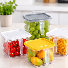 Clear Kitchen Storage Container with Lid & Handle