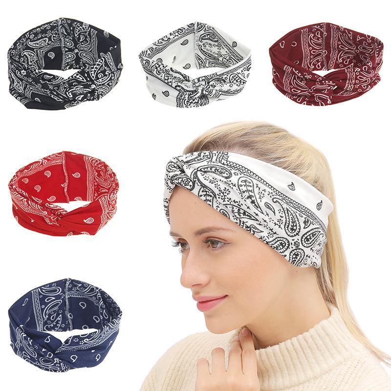 Paisley Hair Bandana Headband for Women