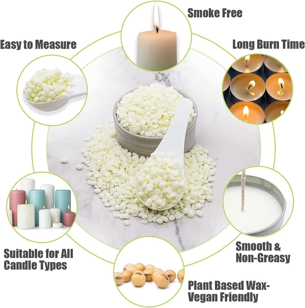 1KG Soy Wax Beans for Candle Making