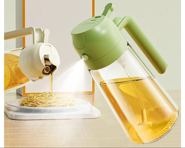2 in 1 Oil Sprayer and Dispenser Bottle - 500ml