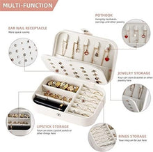2 Layers PU Leather Jewelry Storage Box