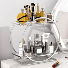 2 Tier Bathroom Countertop Makeup Organizer