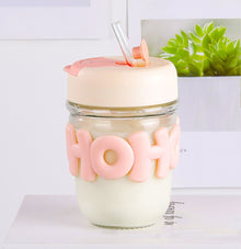 2 Way Drinking 350ml Glass Tumbler