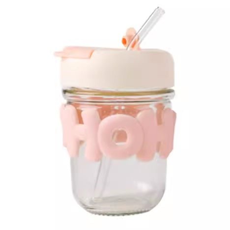 2 Way Drinking 350ml Glass Tumbler