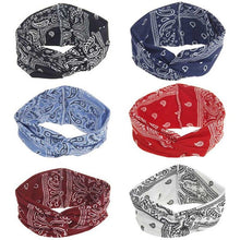 Paisley Hair Bandana Headband for Women