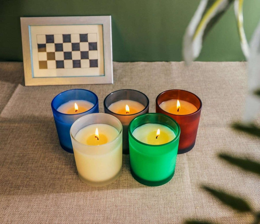 200ml Multi-purpose Durable Airtight Premium Glass Candle Storage Jars with Wooden Lid