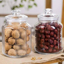 2.2Liter Clear Round Glass Jar with Lid