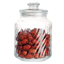 2.2Liter Clear Round Glass Jar with Lid