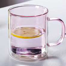 250ml Double Wall Glass Mug