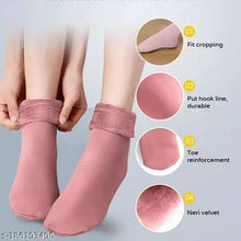Pack of 3 - Women Wool Fuzzy Thermal Warm Winter Velvet Socks