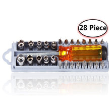 28-Piece Screwdriver Bit Set with Storage Case – Multi-Use Tool Kit