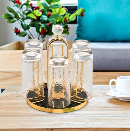 Rotating Bottle Drying Rack Glass Cup Holder