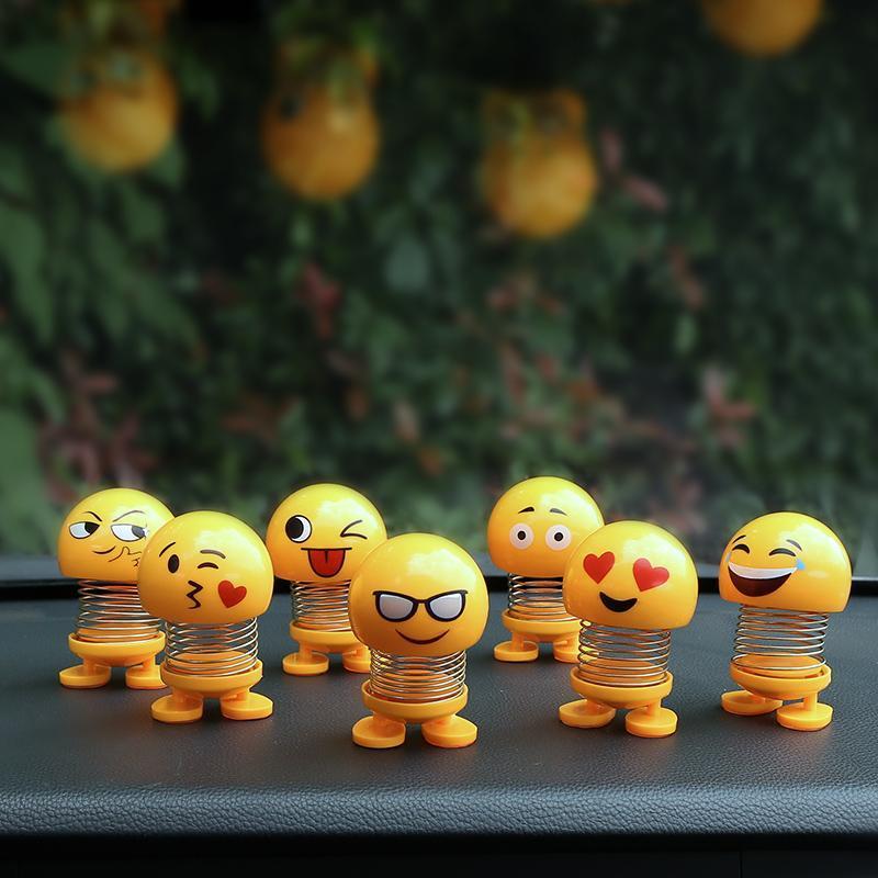 Pack Of 3 - Spring Shaking Head Emoji