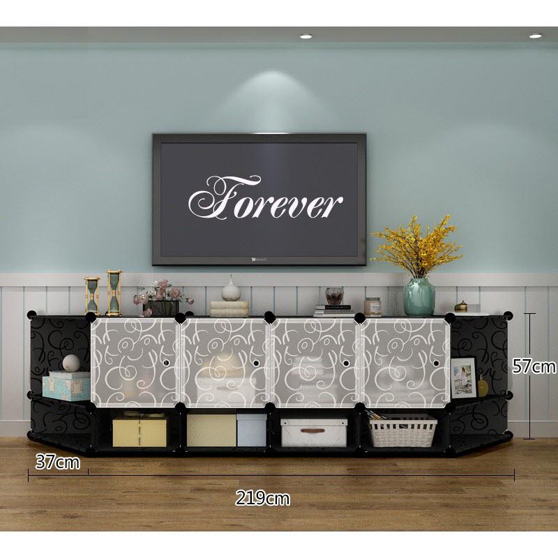 TV Mini Floor DIY Cabinet for Living Room