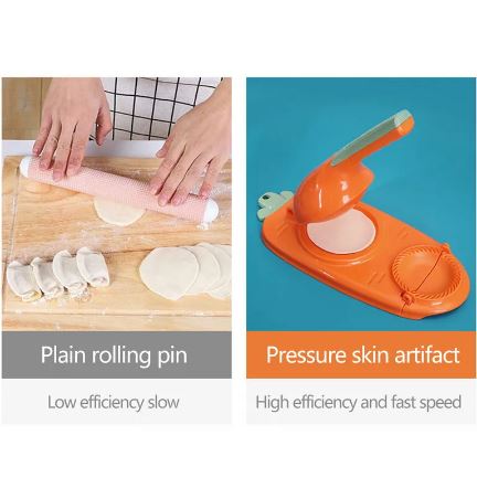 2in1 Dumpling Dough Press & Dumpling Maker Mould