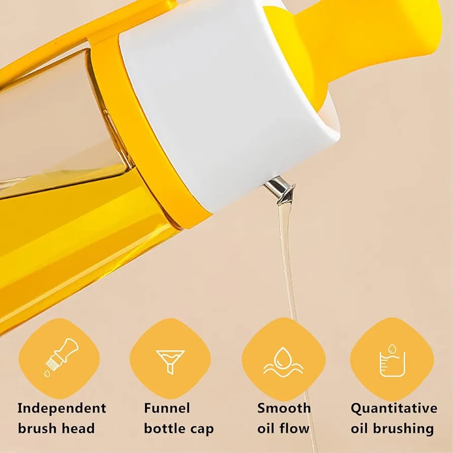 2in1 Oil Dropper & Glass Oil Dispenser