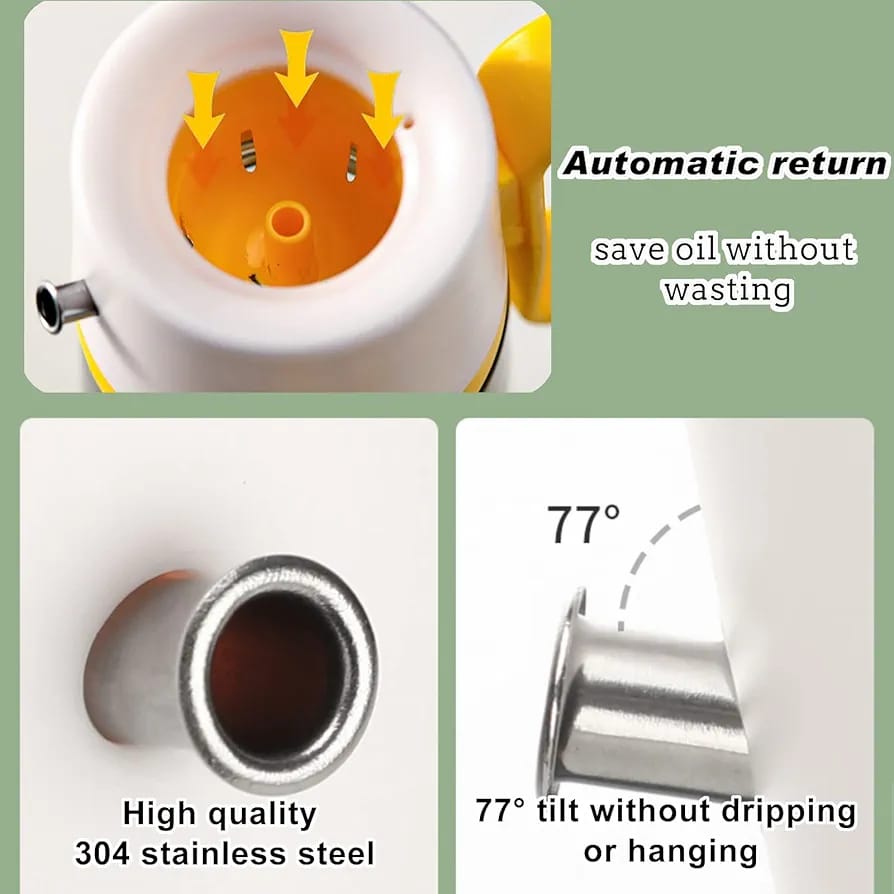 2in1 Oil Dropper & Glass Oil Dispenser