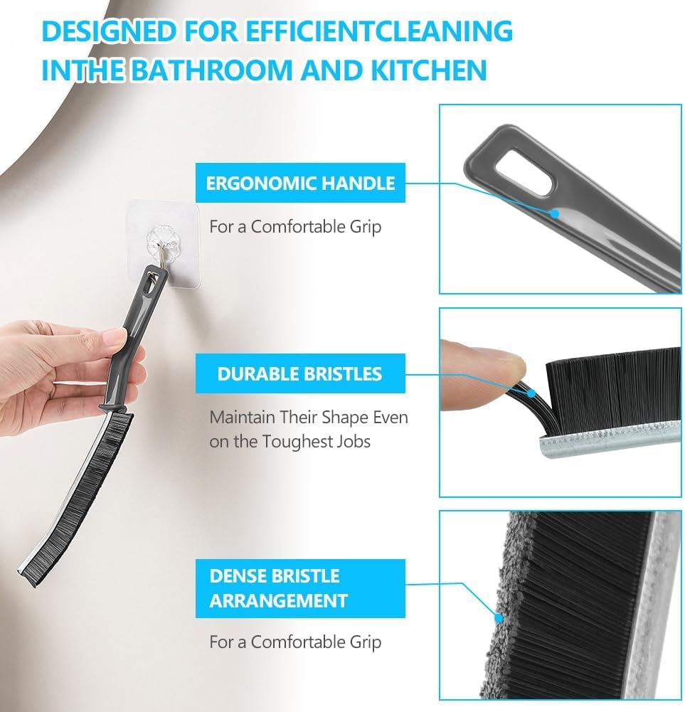 2Pcs Set -  Plastic Gap Cleaning Brush