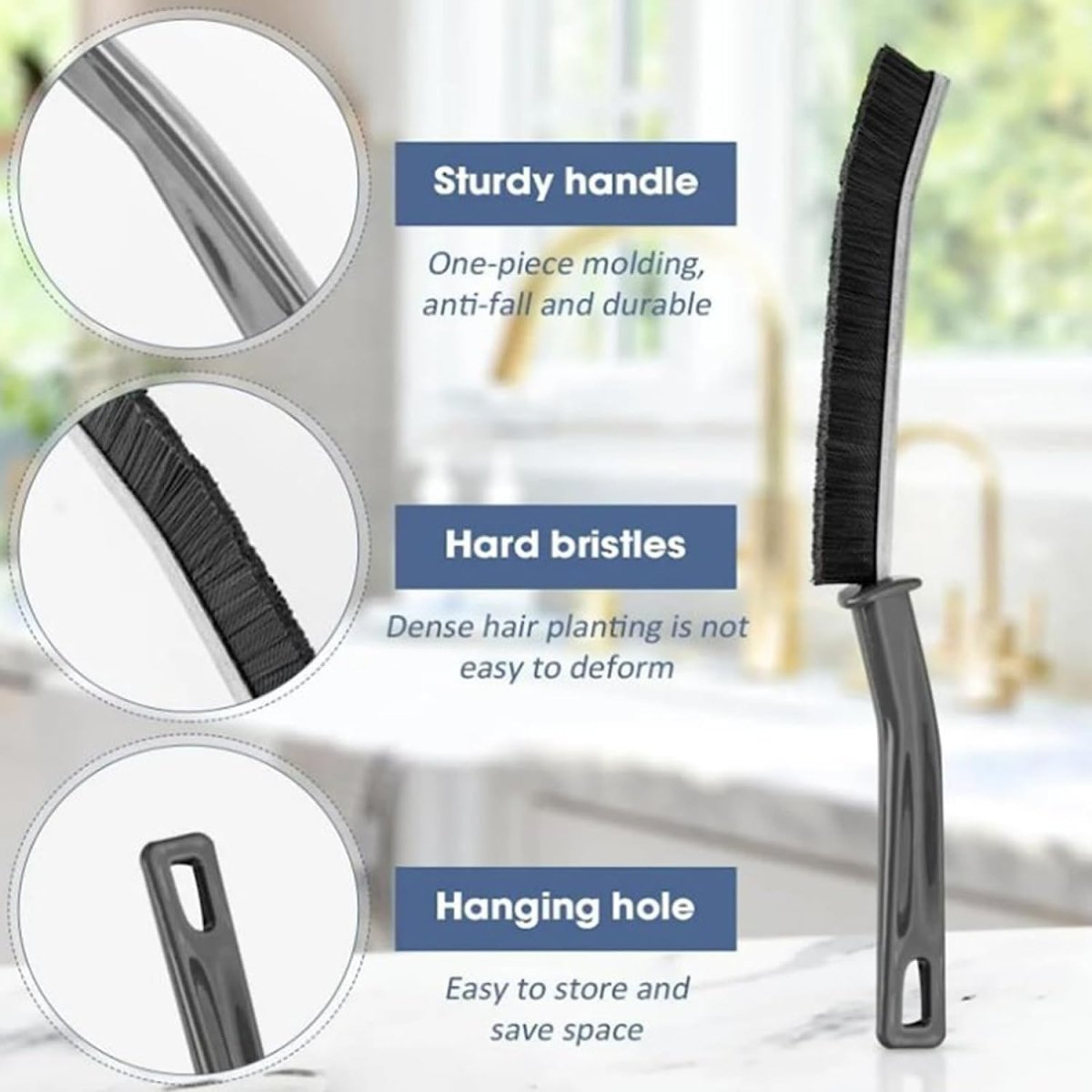 2Pcs Set -  Plastic Gap Cleaning Brush