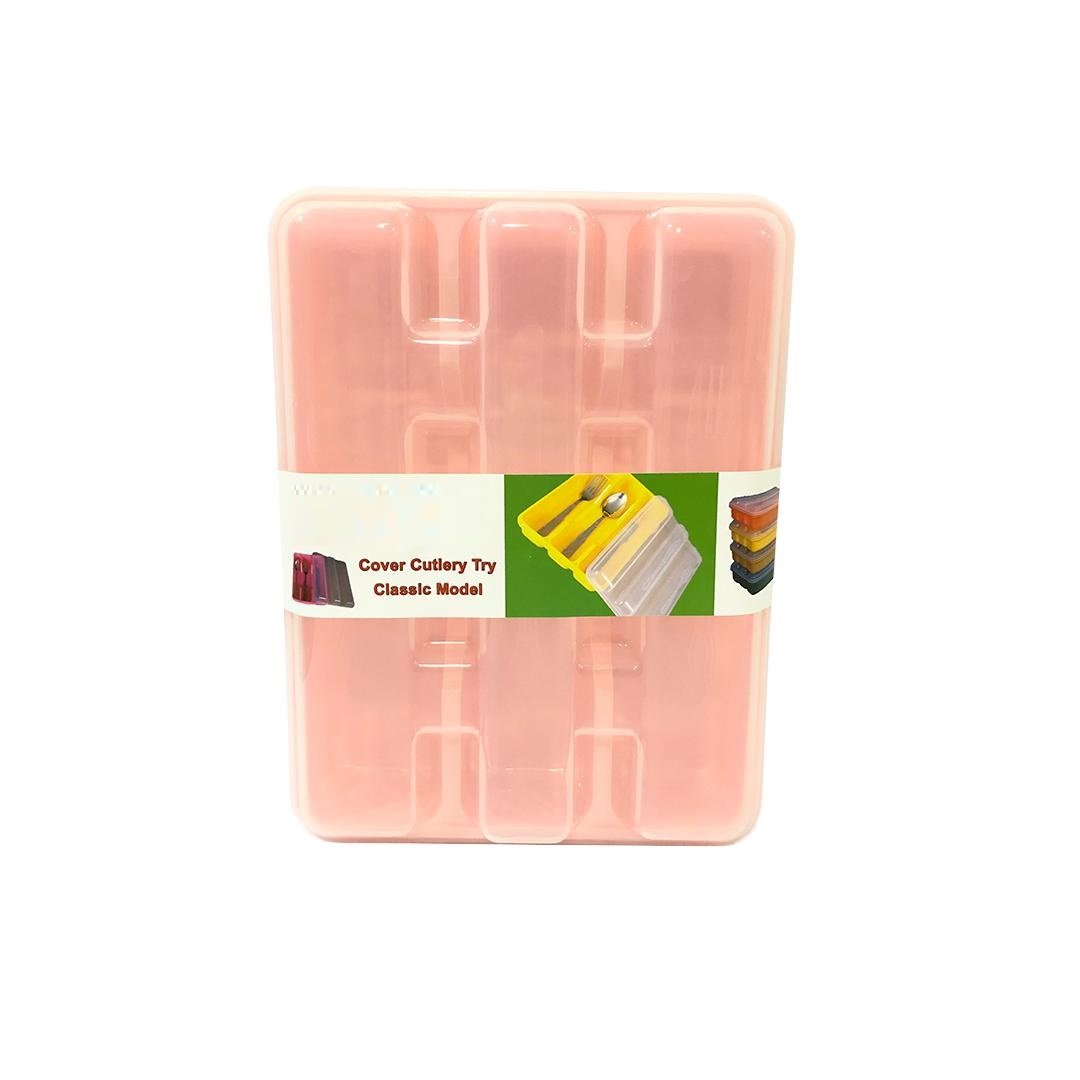 3 Compartment Cutlery Holder With Lid