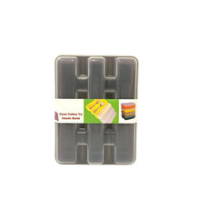 3 Compartment Cutlery Holder With Lid