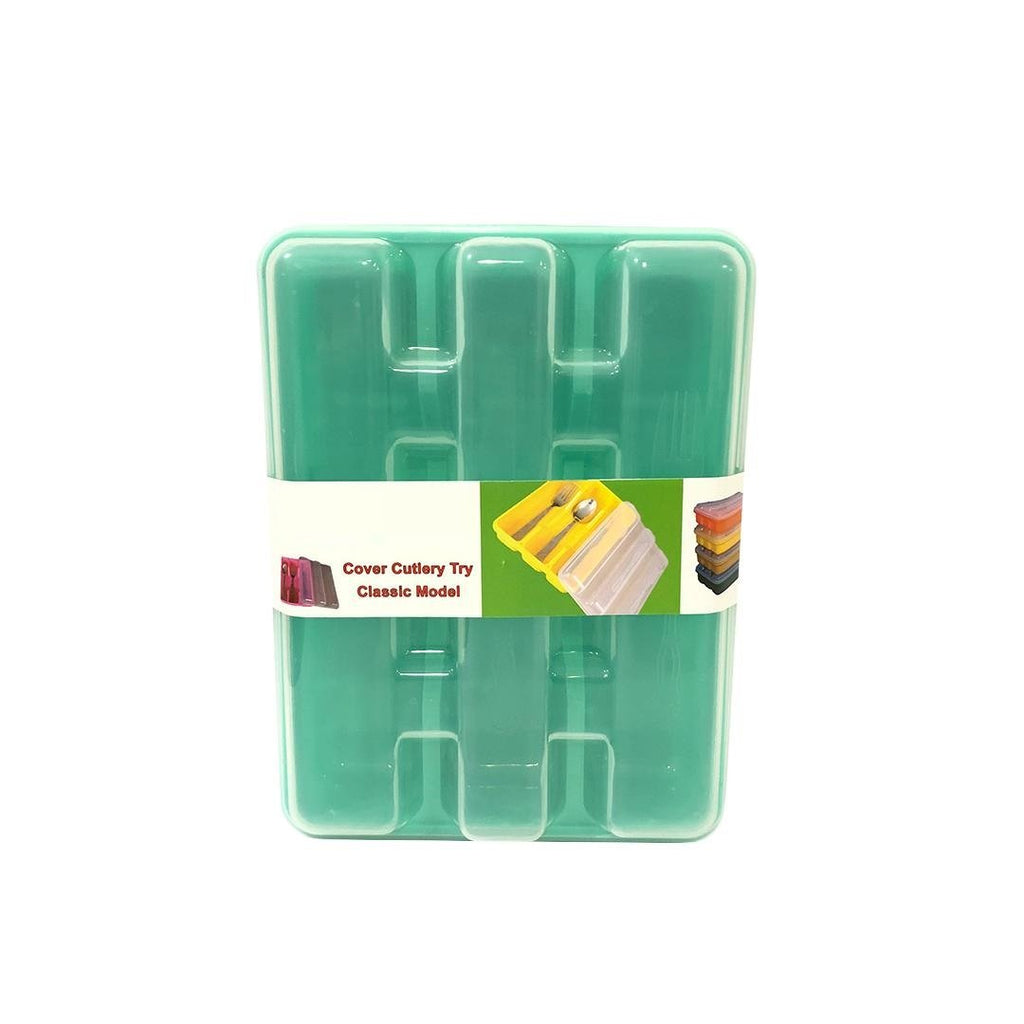3 Compartment Cutlery Holder With Lid
