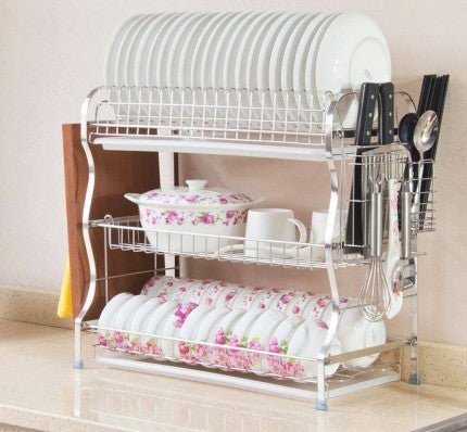3 Tier Dish Drainer Rack