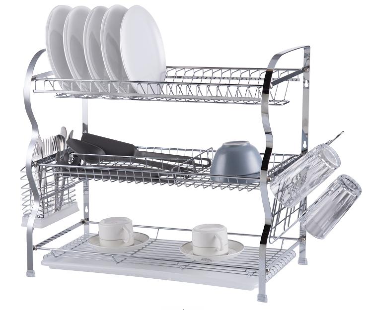 3 Tier Dish Drainer Rack