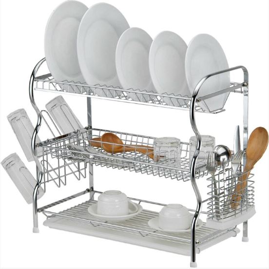3 Tier Dish Drainer Rack