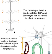 3 Tier Rotating Jewelry Holder