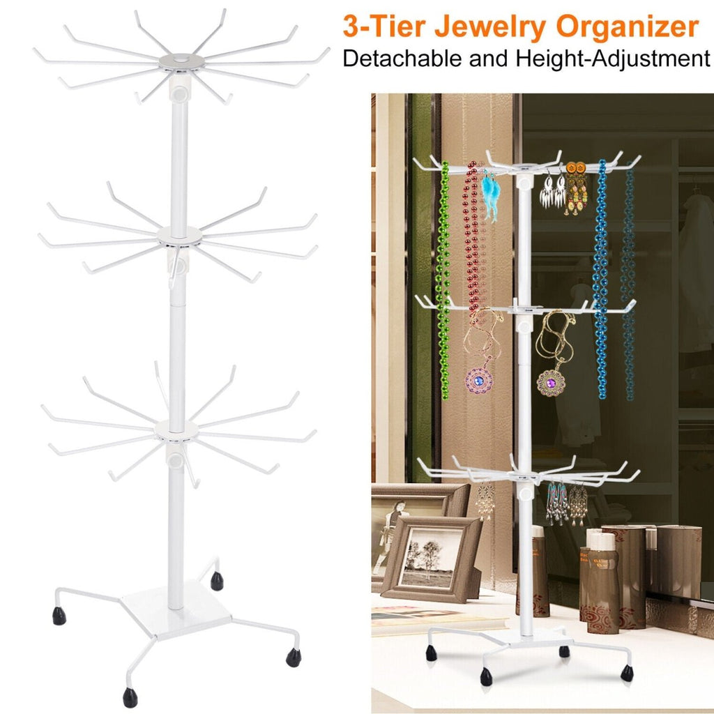 3 Tier Rotating Jewelry Holder