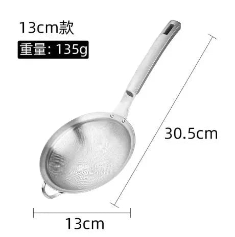 304 Stainless Steel Strainer Ladle Oil Strainer