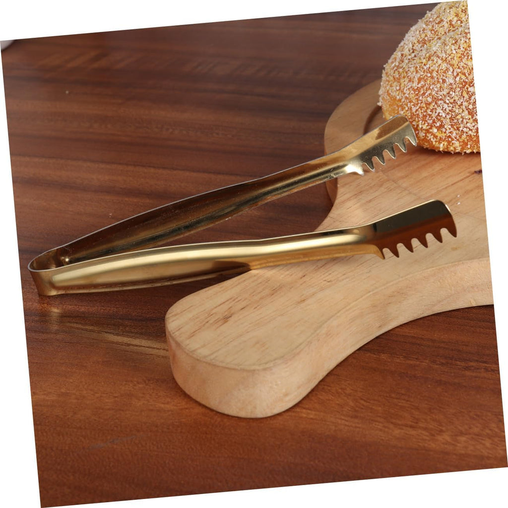 Stainless Steel Mini Serving Golden Tong