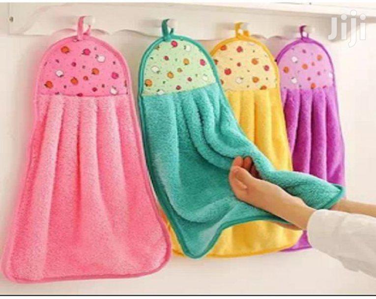 Pack of 3 - Soft Absorbent Thick Microfiber Hanging Bathroom Hand Towel Cloth Drying Pad Face Towel
