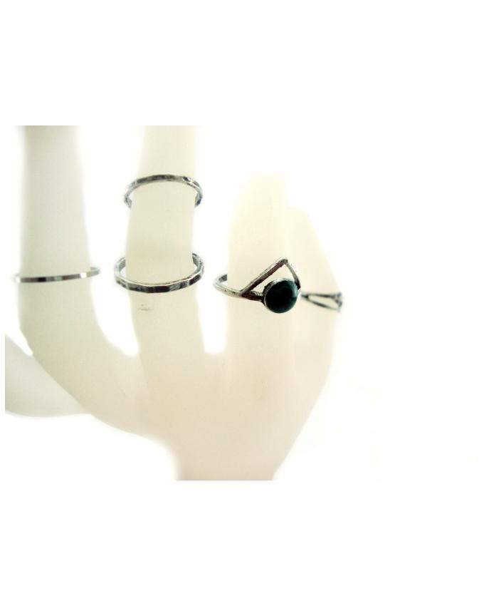 Set of 5 Ethnic Turkish Rings
