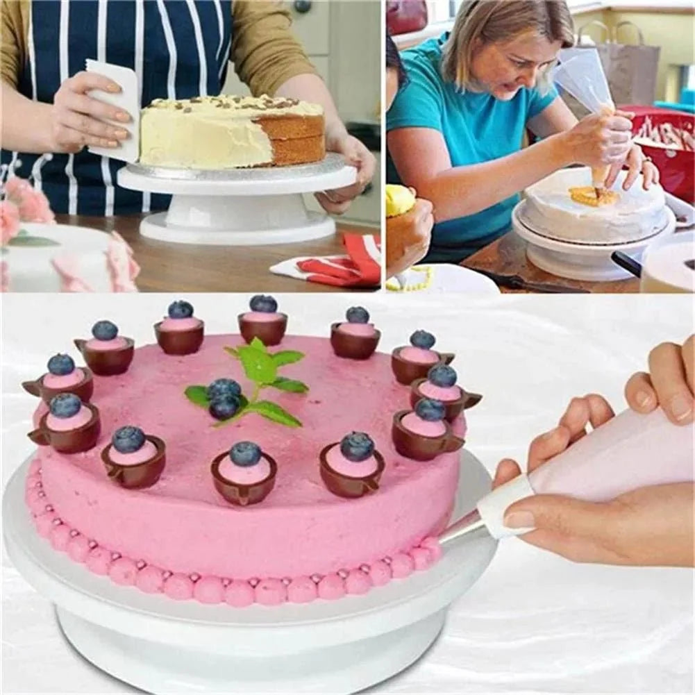 360 Rotating Cakes Decorating Turntable
