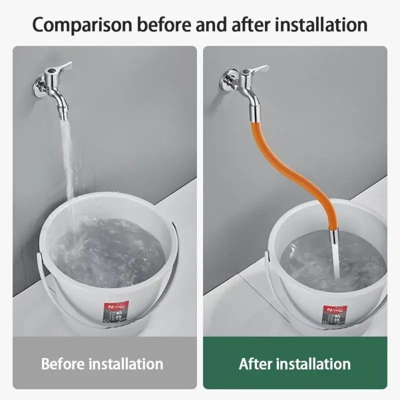 360° Flexible Extension Adjustable Faucet Sprayer