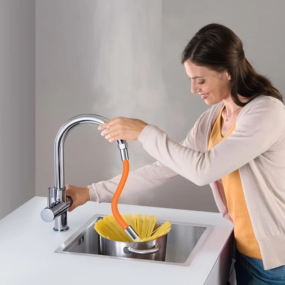360° Flexible Extension Adjustable Faucet Sprayer