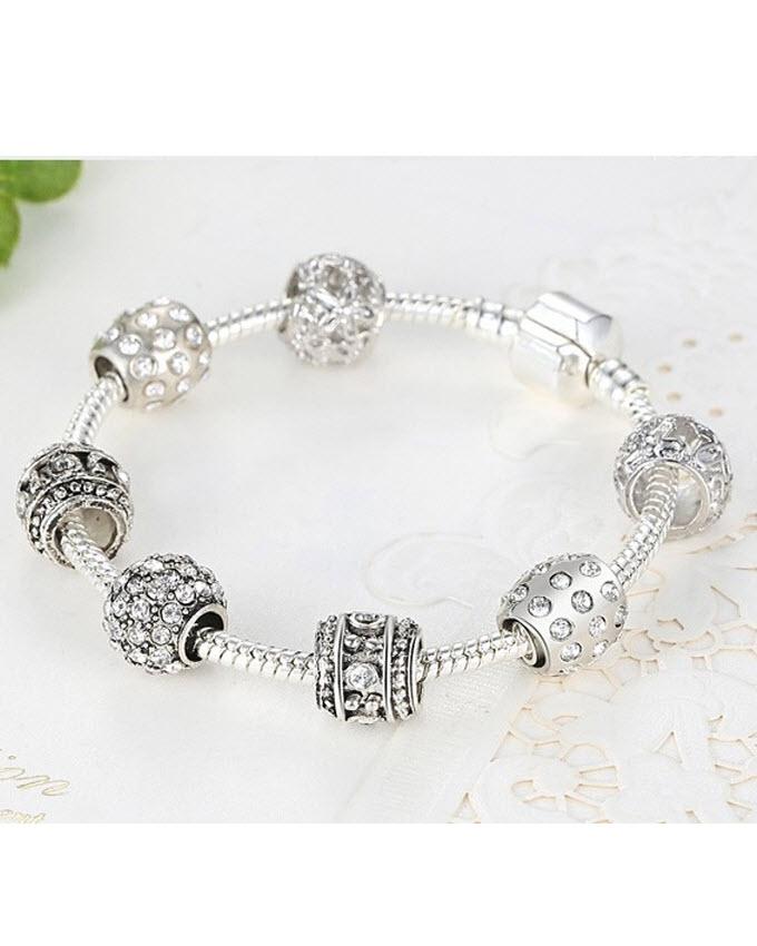 Silver Metal Tibetan Bracelet for Women