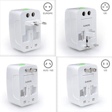 Universal Worldwide Travel Wall Charger Adapter AC Power AU UK US EU Conversion Plug