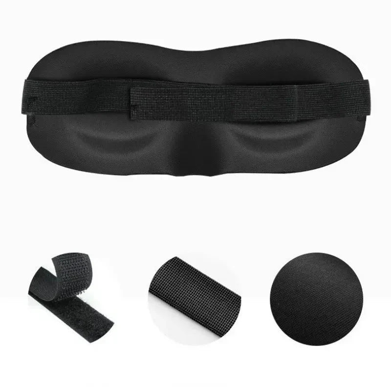 3D Soft Padded Blindfold Eye Sleep Mask