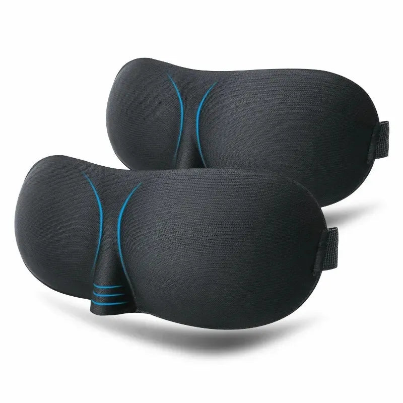 3D Soft Padded Blindfold Eye Sleep Mask