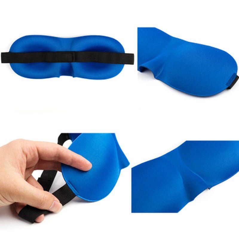 3D Soft Padded Blindfold Eye Sleep Mask