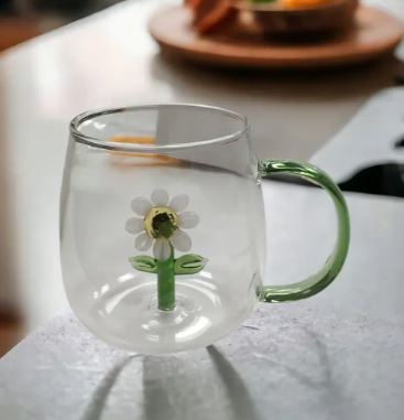 3D Sunflower Inside Mug with Handle