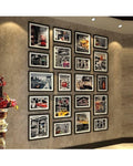 Set of 20 - Photo Frames Collage Wall Hanging Wall Decor Set