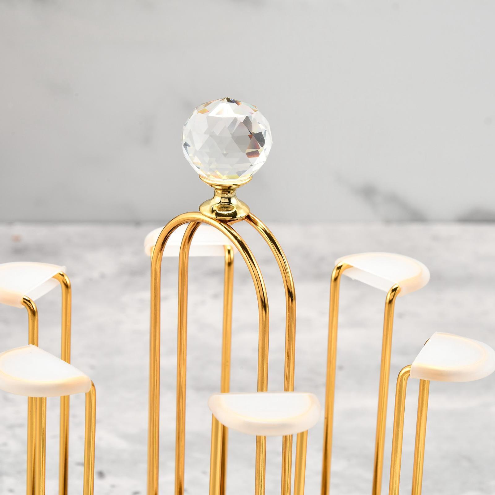 Rotating Bottle Drying Rack Glass Cup Holder