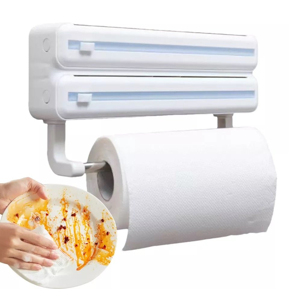 3in1 Wall Mount Kitchen Triple Layer Dispenser