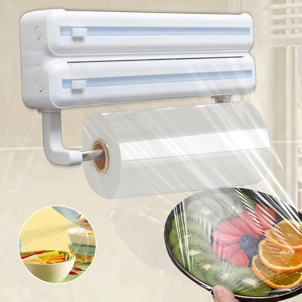 3in1 Wall Mount Kitchen Triple Layer Dispenser
