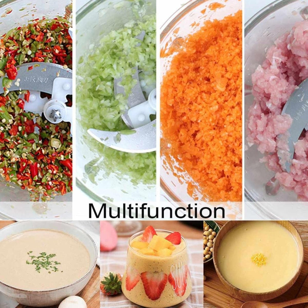 Electric Meat Grinder Food Processor with Sharp Blades